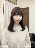 大人可愛い大人美人くすみカラーラベンダーグレージュ