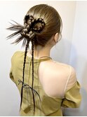 【Lilly渋谷】#ヘアセット#ヘアアレンジ#編み込み#カチモリ