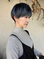 ディレクト(Direct) ショートボブハイライトレイヤーカットヘアセット髪質改善天文館