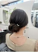 外国人風シンプルおだんご。