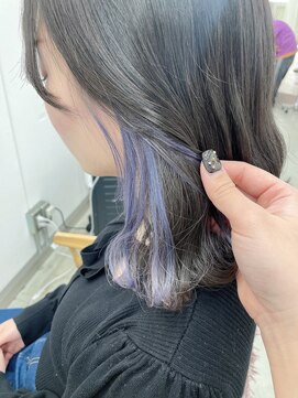 リル(re'll) 《花屋併設》アイスラベンダー ［酸性ストレート/ヘアセット］