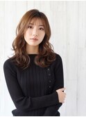 夏トレンド◎コテ巻き風パーマ×韓国風Sカールくびれ巻き髪美人