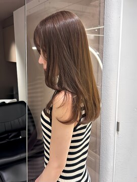 メゾンマイル 恵比寿(maison mile) ハイライトカラー/ベージュ/レイヤーカット/白髪ぼかし/恵比寿駅