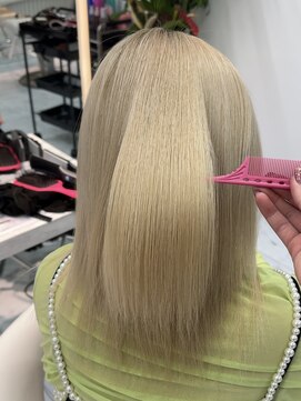 ロンドルピナス 小倉(Lond Lupinus) 縮毛矯正・ストレート/くびれヘア/ハイライトカラー