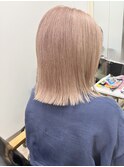 ボブ×ペールベージュ