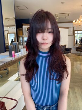 コワファースト 大分(COIFF1RST) フェイスレイヤー/レッドバイオレット/韓国レイヤー