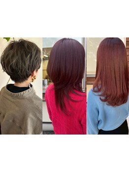 納得のスタイルに♪再現性の高いデザインカットが自慢！なりたい私を引き出す、共感力の高いカウンセリング