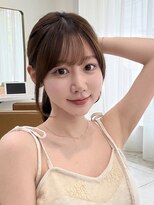 レイリー 原宿 表参道(Rayreee) 注文数No.1 韓国風シースルーバングミディアムレイヤー