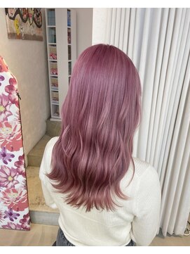 【くすみカラーが可愛い！】ピンクベージュ☆