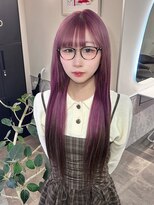 アフィナー 新宿(Afinar)&nbsp;ブリーチハイライト髪質改善ダブルカラーレイヤーカット/新宿駅