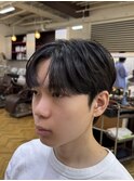 MEN’S HAIR/サーフカール/刈り上げセンターパート/柏駅