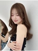 本厚木＊大人可愛いくびれヘア/顔周り前髪カット/マロンブラウン