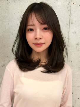 ガーデンヨコハマ(GARDEN YOKOHAMA) ミディアムレイヤーカット ココアブラウン 大人ガーリー