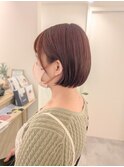 丸みボブ/白髪ぼかしハイライト/40代/50代/60代/金沢八景