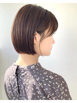 ヨムニノクチ(YOMUニノ口)&nbsp;【橿原/大和八木】大人艶髪ミニボブ/ウォームベージュ/耳掛け