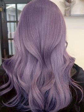 リアンバイアリュール(Lian by Allure) 透明感寒色カラー ブリーチダブルカラーラベンダーパープル