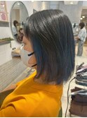 シアーブラック×ブルー
