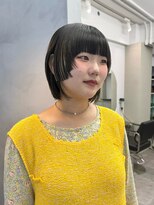 ナービス(NARVIS)&nbsp;ショートボブ/デザインカット/顔まわりカット