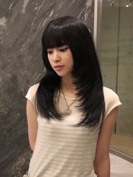 アンブル リュクス 池袋(amble luxe) シースルーバング×ナチュラルレイヤー