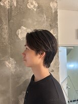 アカ(ACA)&nbsp;ニュアンスパーマセンターパート札幌大通りメンズ美容室