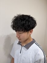 クロウ 豊川(CROW)&nbsp;シャドウパーマ波巻きパーマツイストスパイラル豊川メンズパーマ