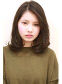 髪に立体感☆ナチュラル大人ミディ