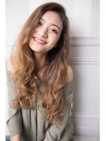 ジーテ(gite)&nbsp;スモーキーウェーブロング「横浜/髪質改善/縮毛矯正」
