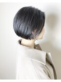 黒髪×ショートボブ