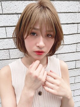 シー バイ ロンド 新宿(Sea by Lond) 【佐藤健太郎】大人かわいいブランジュベージュ小顔エアリーボブ