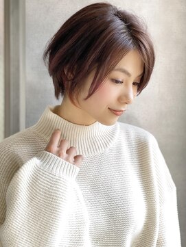 アグ ヘアー グラン 吹田店(Agu hair gran) 《Agu hair》大人かわいいフェミニンショート
