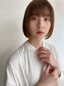 ベイルーム(BAYROOM by HONEY omotesando) 【BAYROOM横浜】シンプルミニボブ×ベージュブラウン