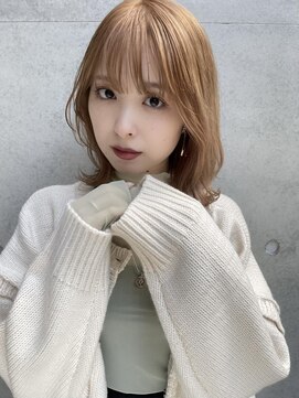 アトリエ フェム(atelier.fem) まろやかなライトベージュカラー×ミディアム