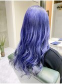 『 カット + ブルーパープルカラーブリーチ 』PO99  DAYS