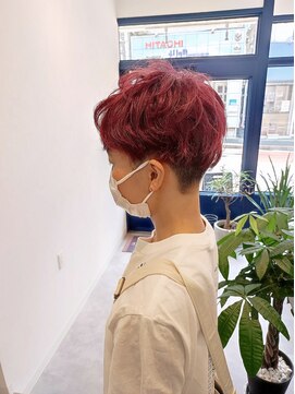 コヨミ(koyomi) くせ毛さん必見!!クセ活かし刈り上げハイトーンカラー10代/20代