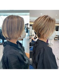 バンプ ギンザ(BUMP GINZA) 《30代40代50代》絶壁解消・色気ショートボブ【イケダ】