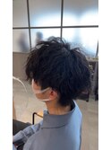 波打ちスパイラルミックス×メンズ