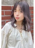 韓国ヘア＊透明感ラベンダーカラー
