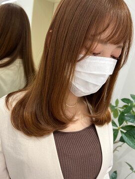 ジーナ 本八幡(Zina) 大人かわいい20代30代40代小顔ショコラベージュ　Zina本八幡