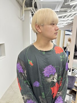 ヴィンスジオ 岐阜駅南(vince gio) ブロンド /メンズ /ブリーチ3回以上 /メンズマッシュ