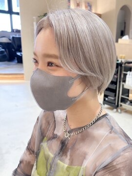 ヒビヲ(HIBIO) ダブルカラーピンクベージュミルクティーベージュイルミナカラー