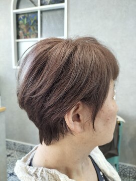 ハナヘアー(HaNa hair) 白髪を生かした明るめベージュ♪