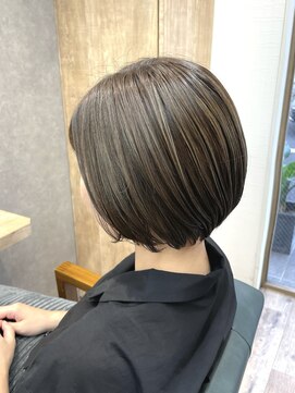 リベストバイジェービー 稲毛(li best. byjb) グレーベージュ/レイヤーロング/アッシュカラー【稲毛/稲毛駅】