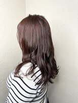 ヘア カンパニー トワ 千葉店(TOWA)&nbsp;伸ばしかけ×冬ボルドー