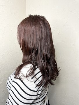 ヘア カンパニー トワ 千葉店(TOWA) 伸ばしかけ×冬ボルドー