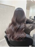 バレイヤージュ/ラベンダーグレージュ