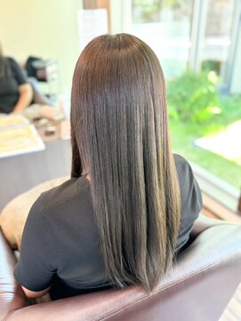 ヘアドゥポジャ 富岡店(Hair Do poja) ストレート・髪質改善カラー（SL）