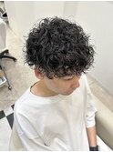 プードル風パーマ