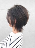 かっこいい！頭の形がきれいに見えるショートウルフ