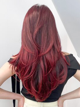 アルバム 渋谷パルコ(ALBUM) ロング顔周りレイヤー美髪韓国ヘア_ba518971