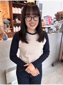 ワイドバング × ミディアムレイヤー